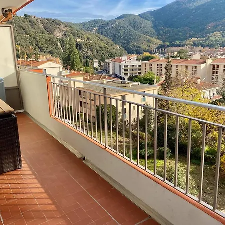 F2 Avec Terrasse, Proche Centre Et Cures - Amelie-les-bains - Fr-1-703-41